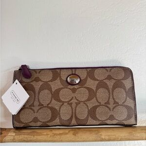 COACH Monogram Wallet NWT
